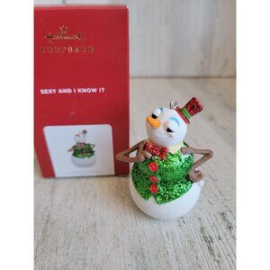 Hallmark sexy and I know it magic sound ornament Xmas